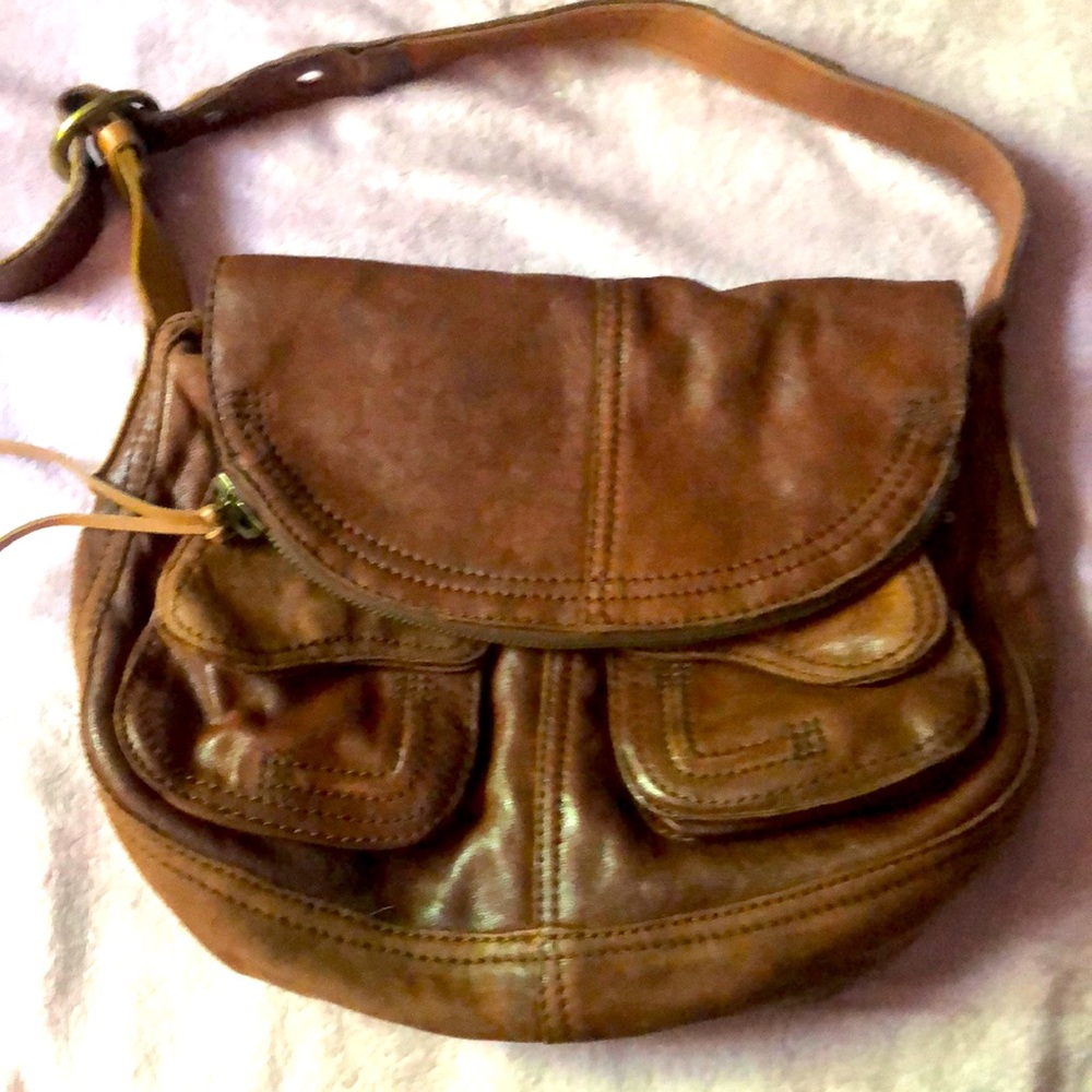 COPY - Brand new without tags lucky, leather shoulder satchel YB